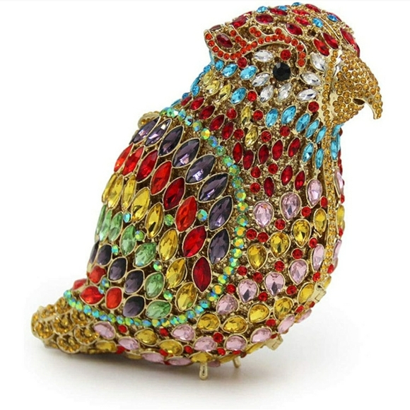 Parrot Crystal Clutch - Picture 7 of 7